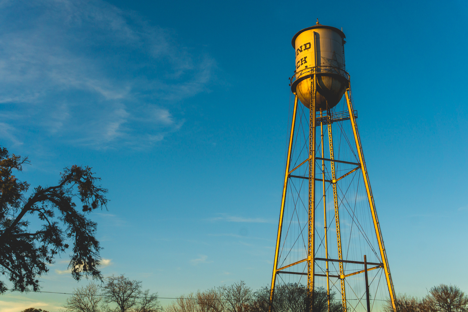 View Historic Water Tower in Round Rock Texas by Kevin Hill