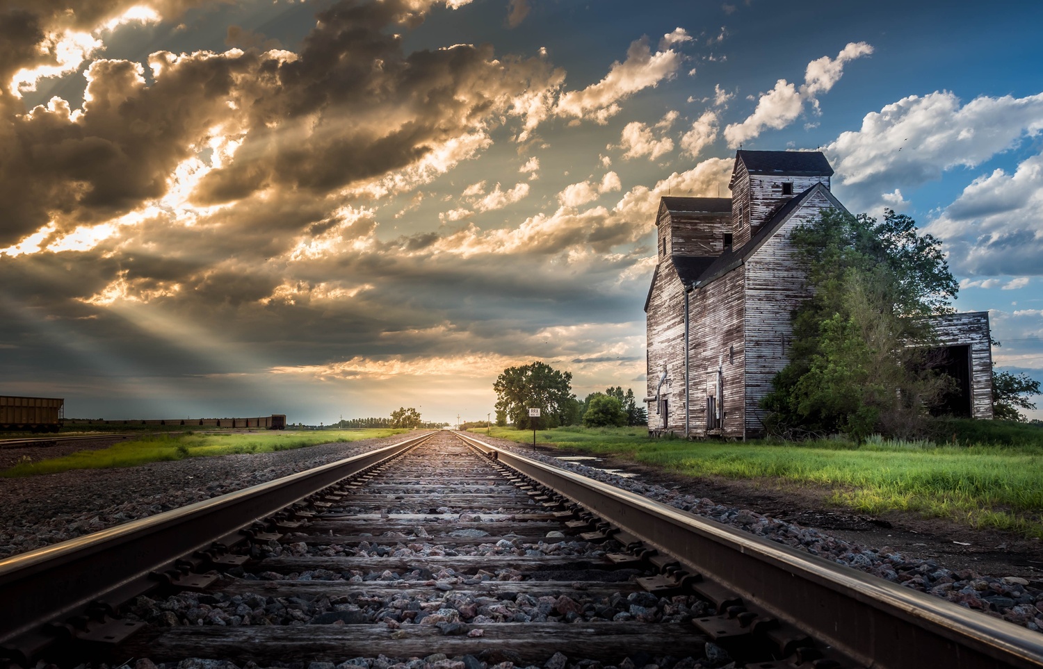 View Abandoned grain elevator by Eric Schaefer