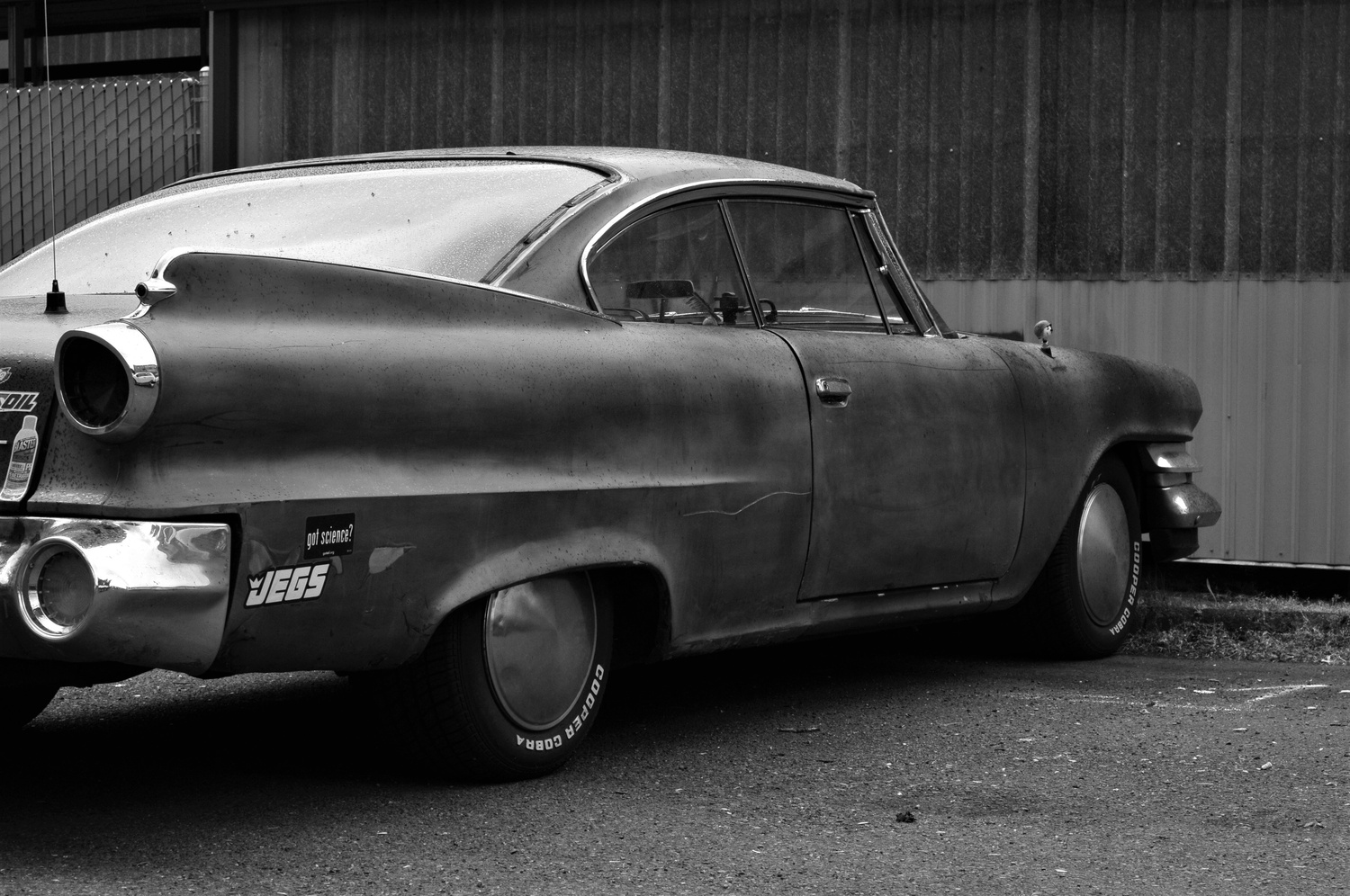 View B&W CAR by Bret Henry