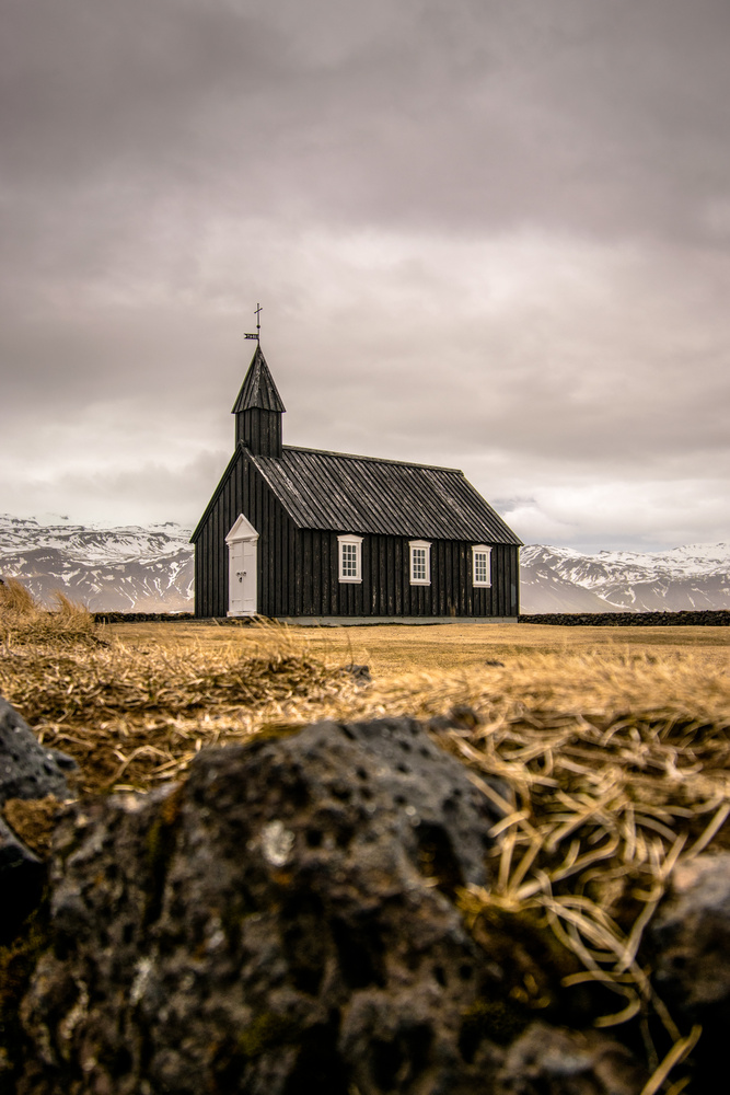View Black Church - Iceland by Kovács Apor