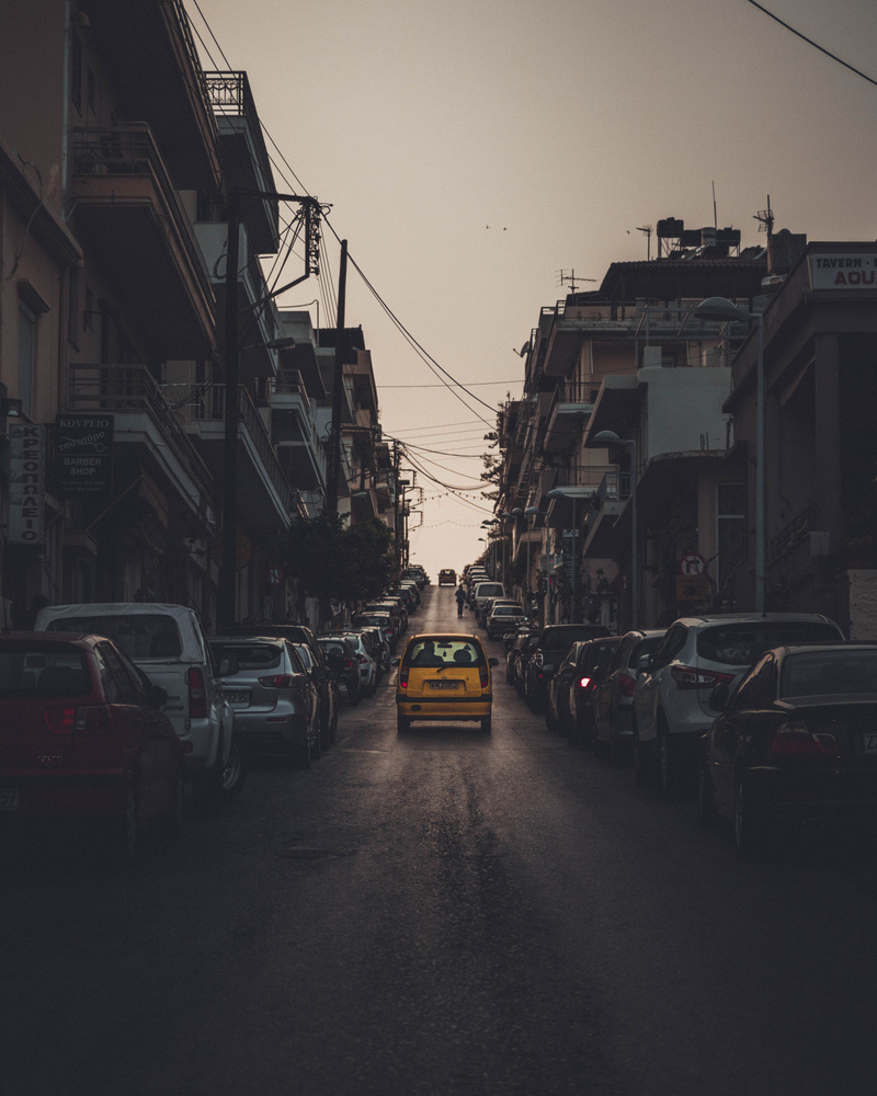 View The little yellow car by Jeroen Zabeau