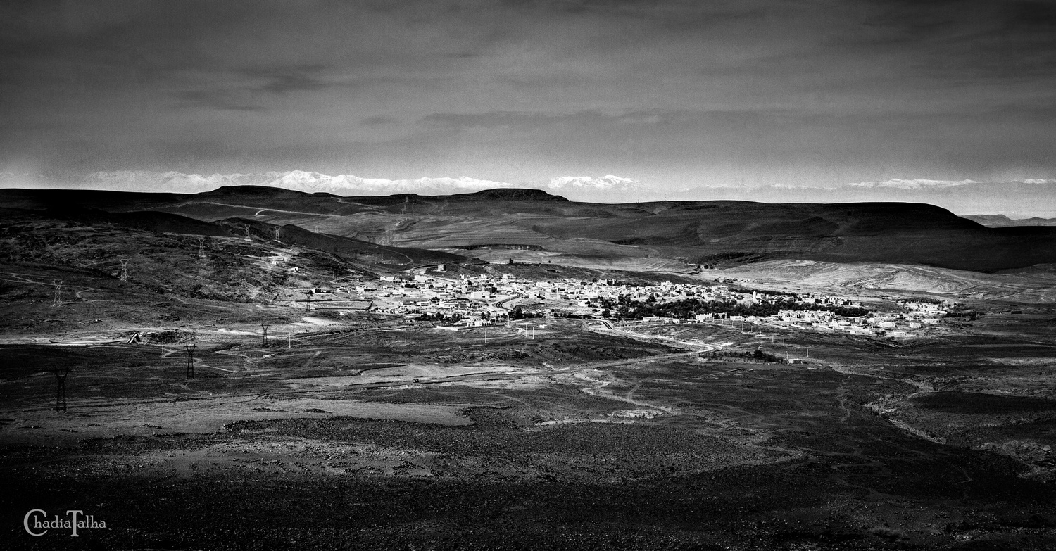View Village in South of Morocco by Shadia Talha
