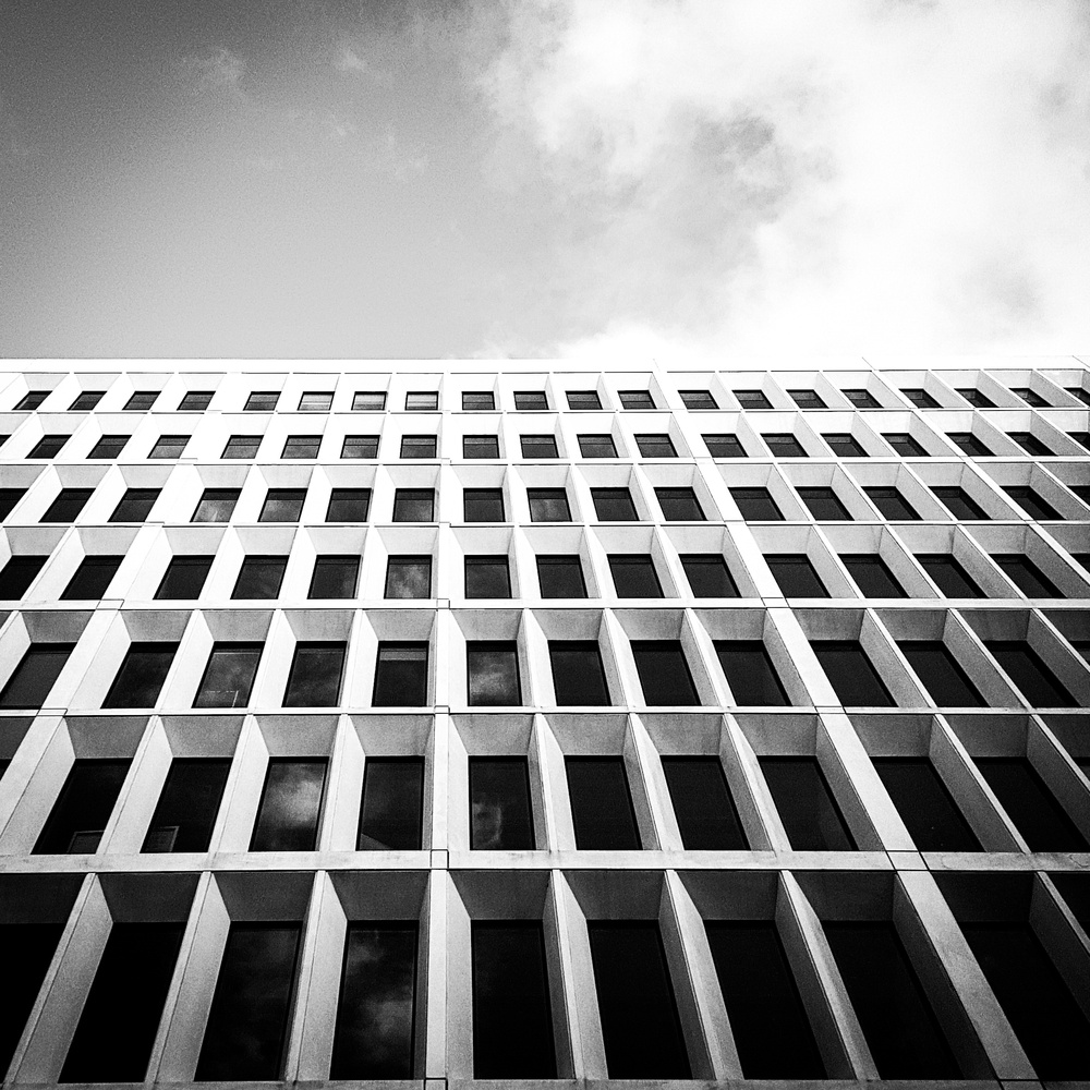View Monochrome building by Harrison Carr