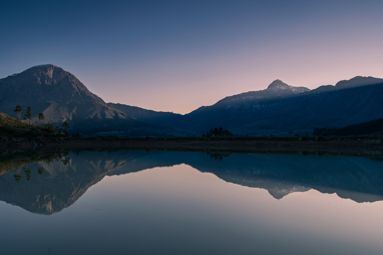 View Mountain reflection by Dirk Grobler