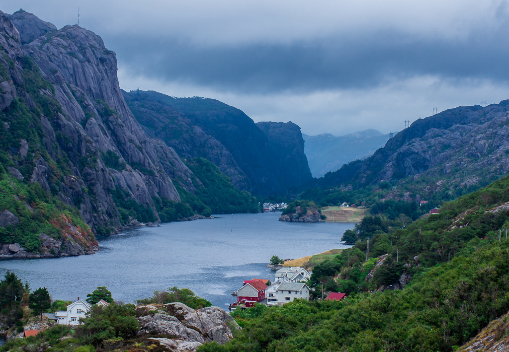View Norweigan coast. by Sebastian Peterson