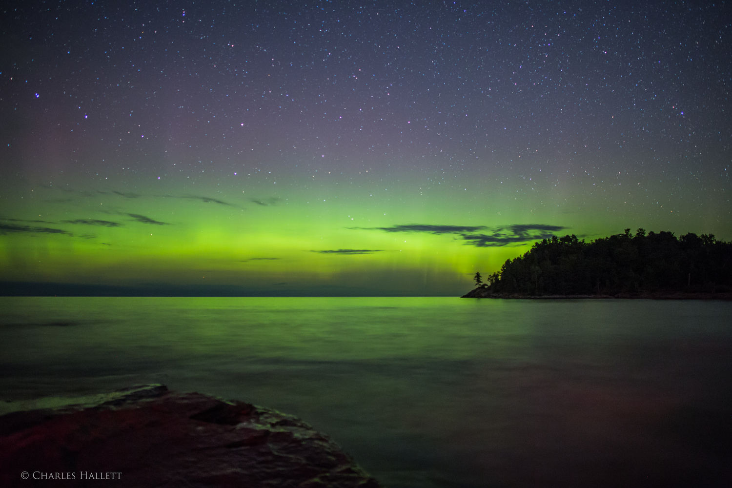 View Little Presque Lights by Charles Hallett