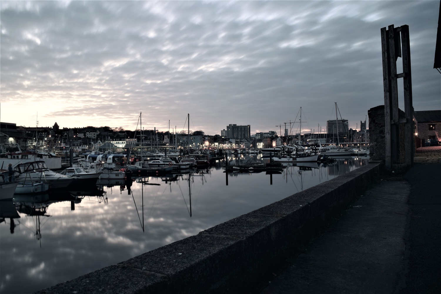 View Plymouth Marina, Long Exposure by Mike Libby