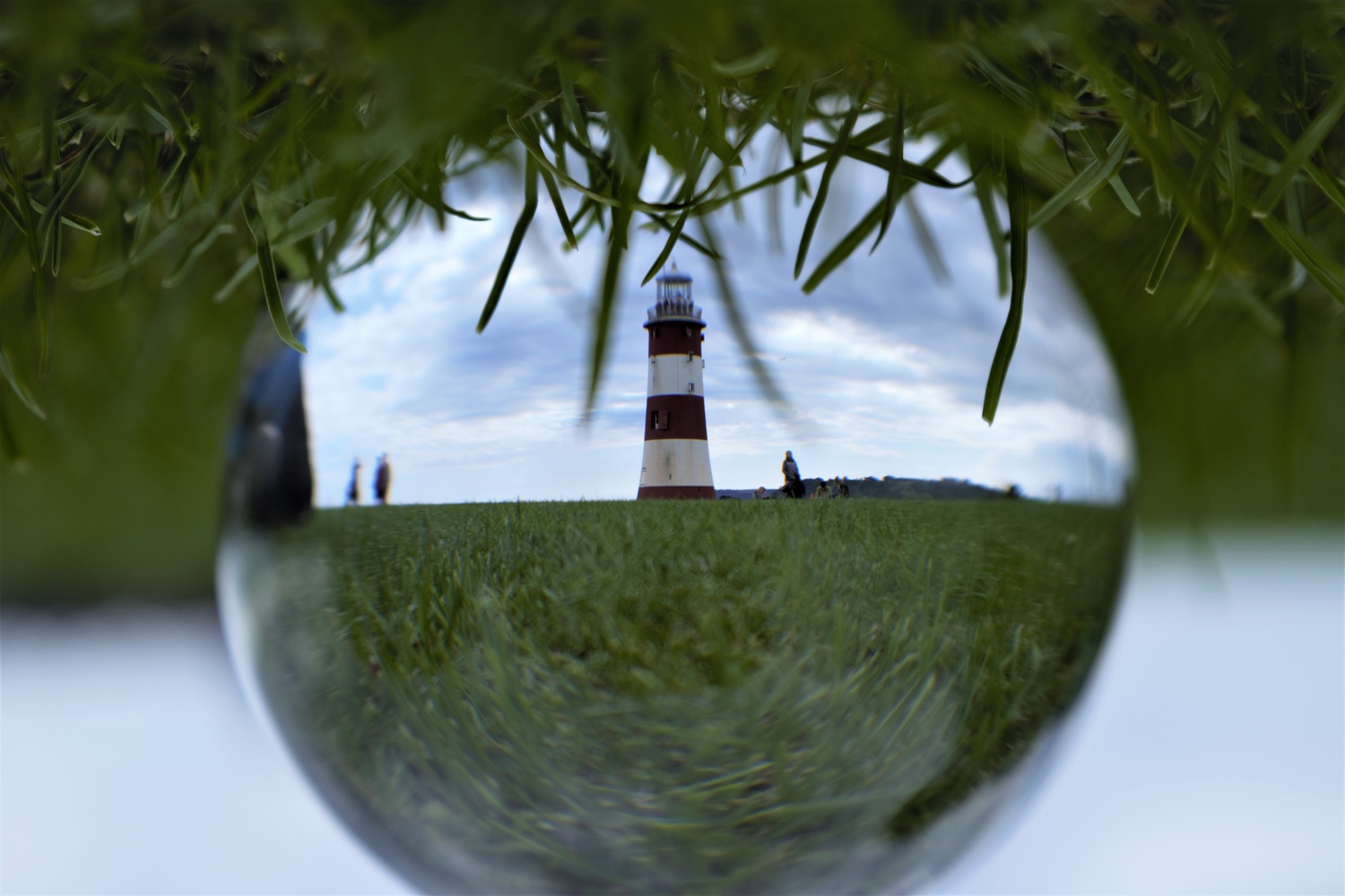View Light house, Glass Ball by Mike Libby
