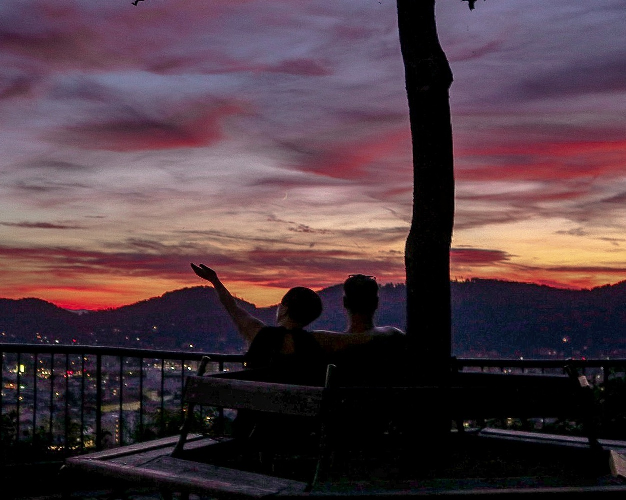 View When the sunset is just too beautiful by Michael Steiner