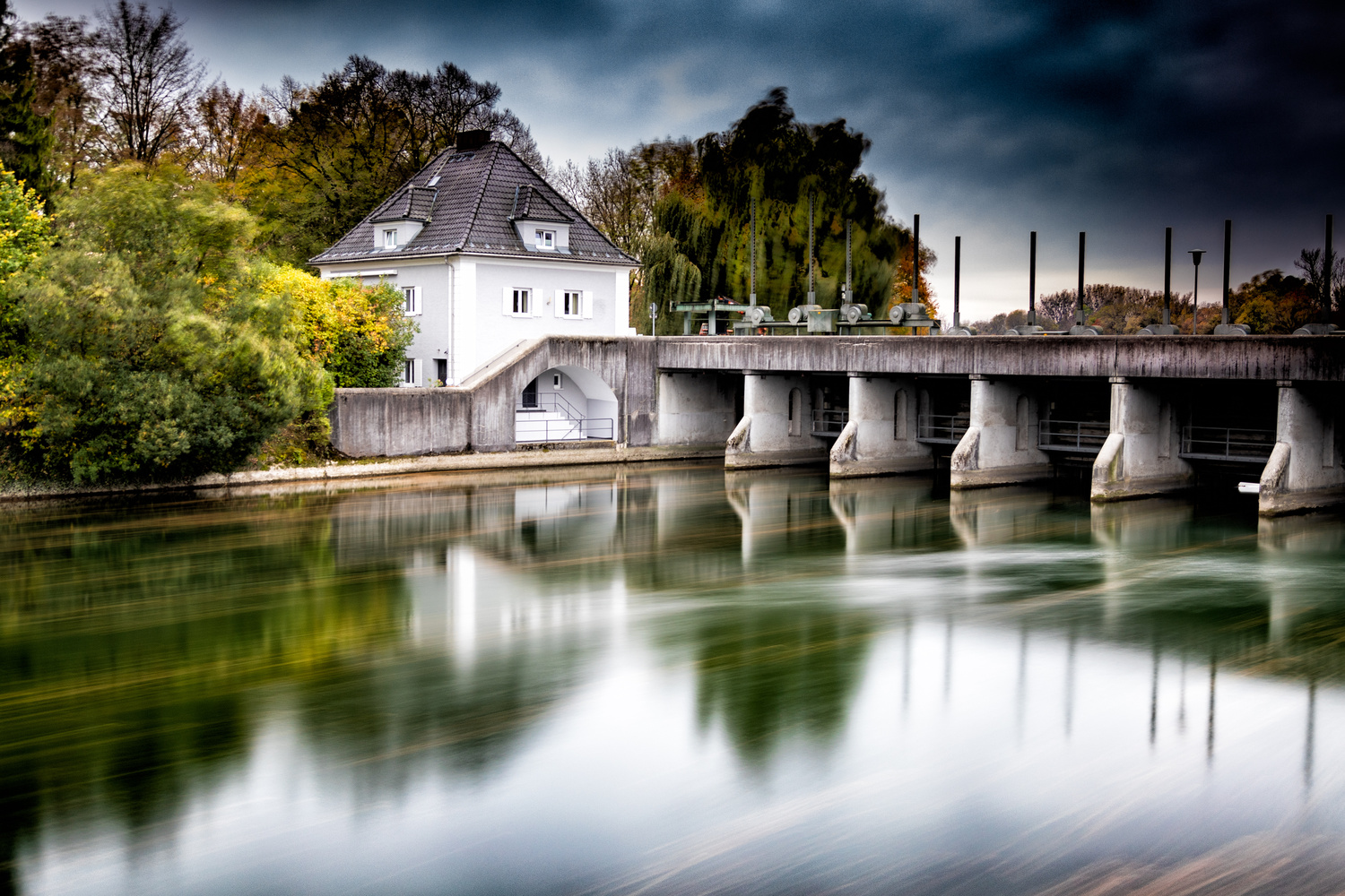 View Stauwehr Oberföhring by Mimmo *********