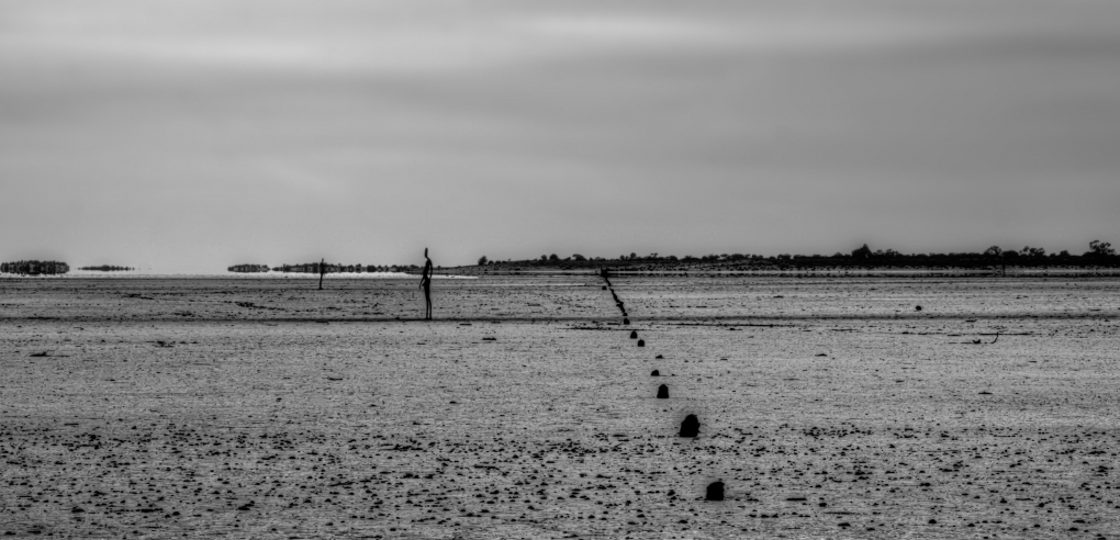 View lonely in Lake Ballard by pat HALLORAN