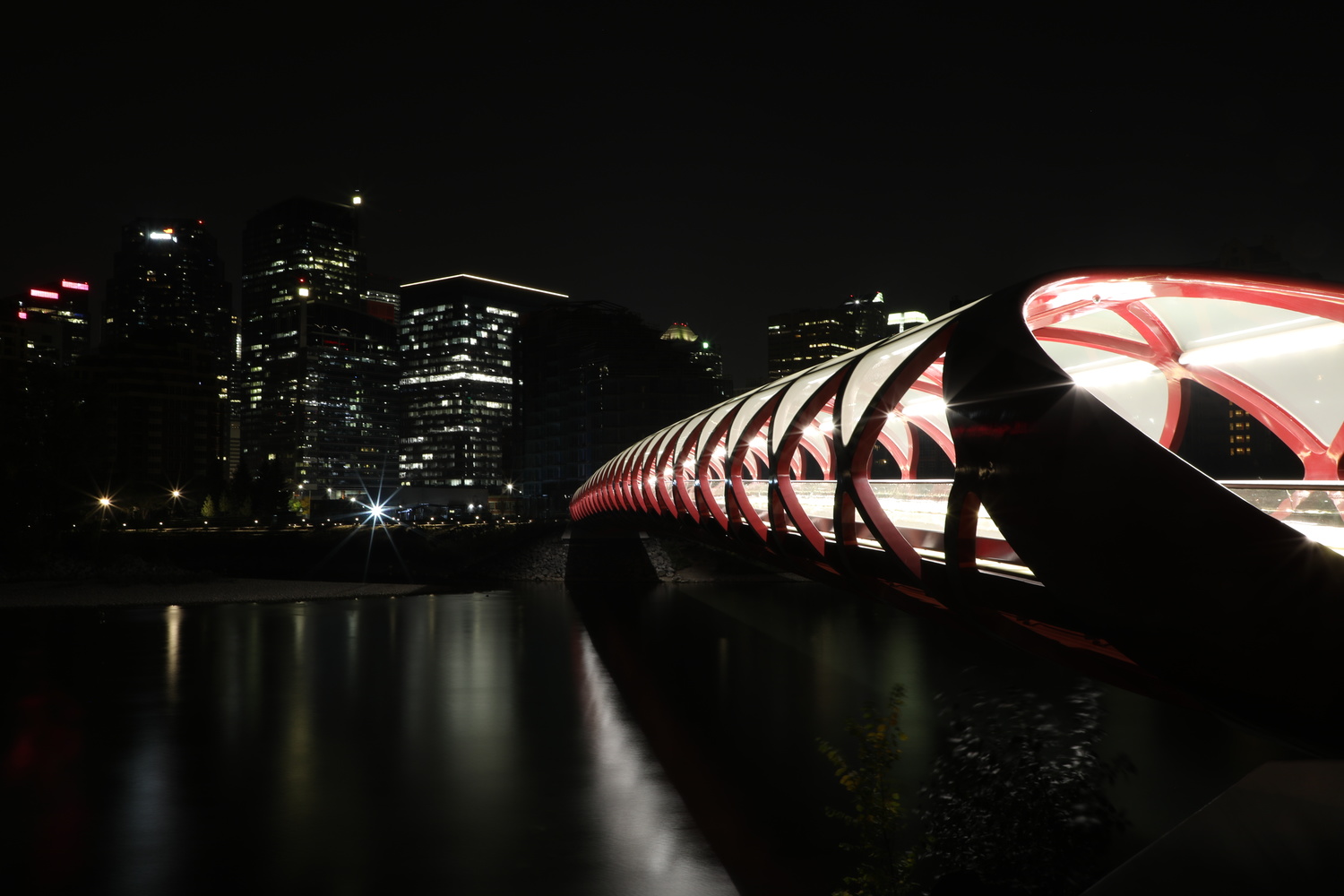 View Peace Bridge (left - 2018) by Preston Yuen