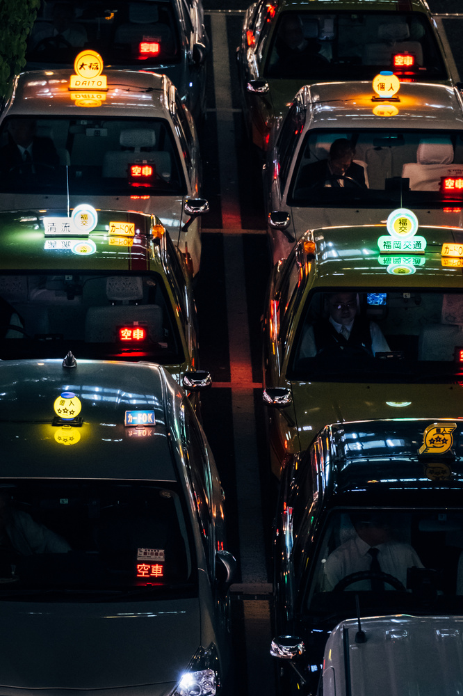 View Taxis of Hakata by Yohei Shimomae