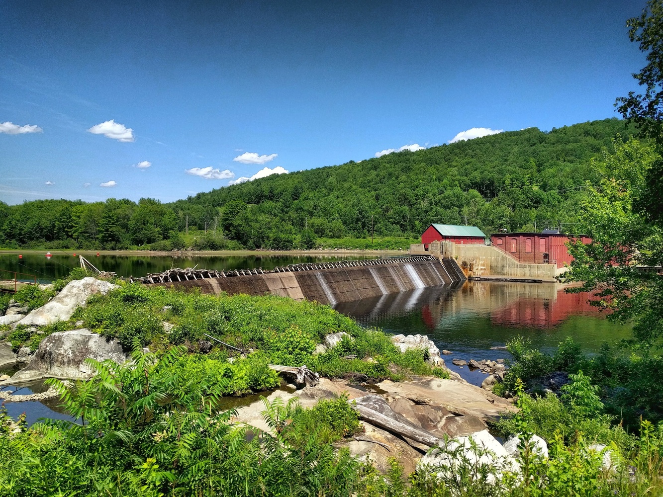View Dam at Cascade, NH by Ron DesGroseilliers Jr.