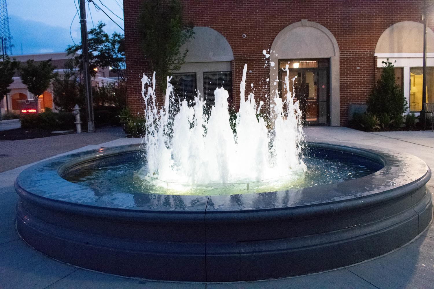 View Fountain in the evening by Scott Whitehead