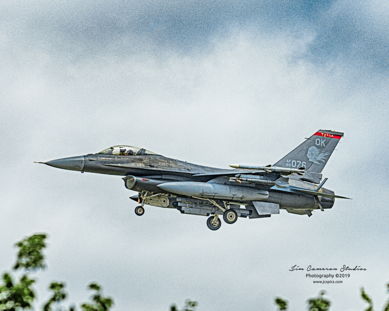 View F-16 Fighting Falcon by Jim Cameron