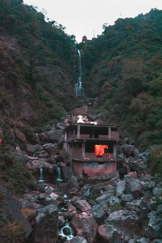 View The man who lived in the waterfall by Sk Manchanda