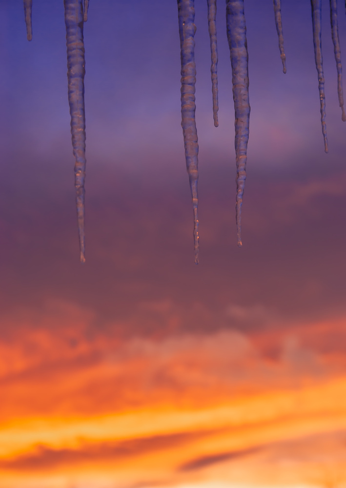 View Icy sunset by Stefan Lillios