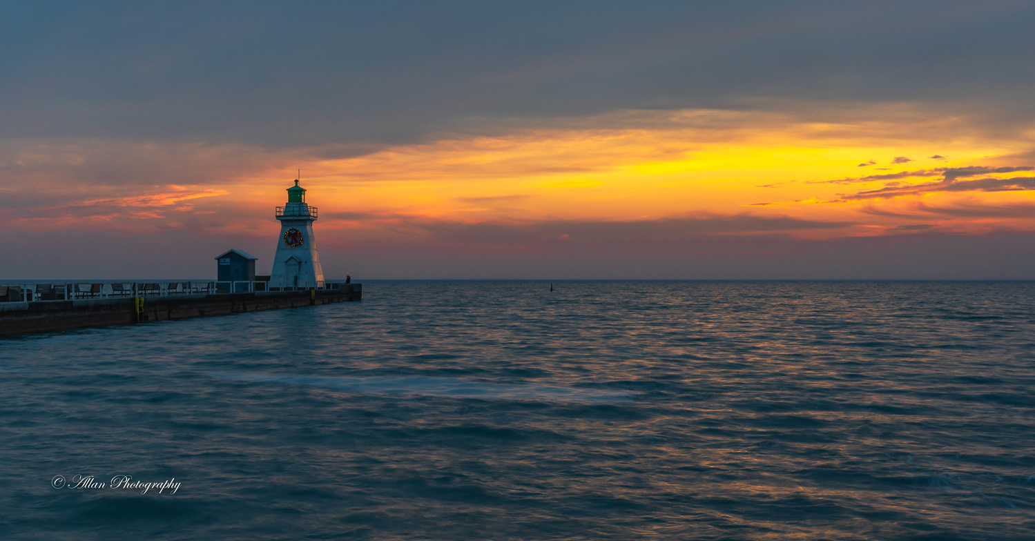 View Sunset at Port Dover by Agape Nor