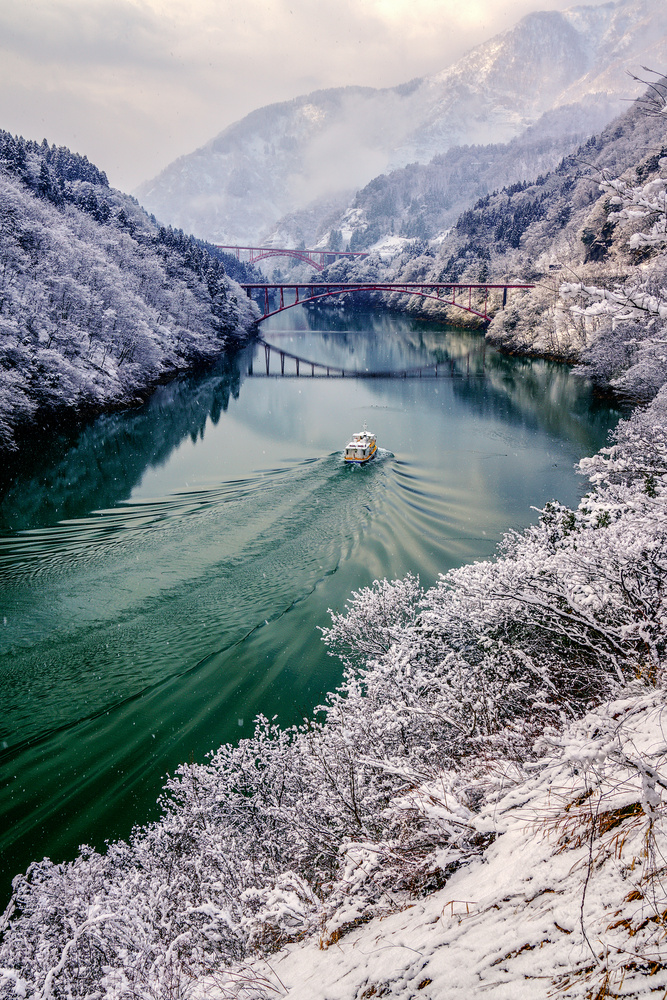 View Winter Valley by Kazuya Takashima