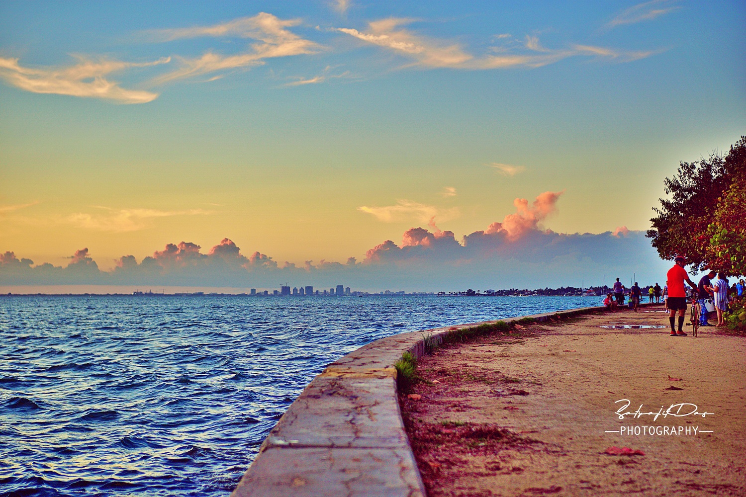 View Miami - Bill Baggs Park - Sunset View. by Satyajit Das
