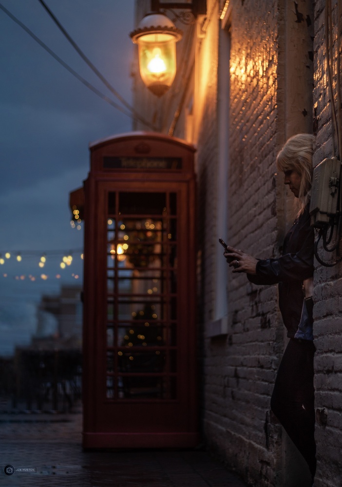 View Phone Booth Alley by Jennifer Huston