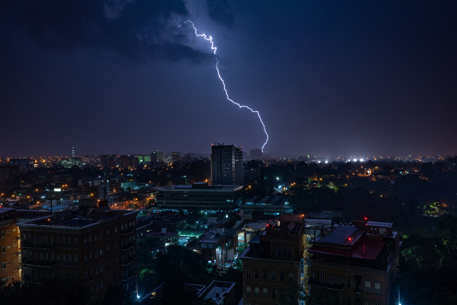 View Storm in the horizon by Juan Siekavizza