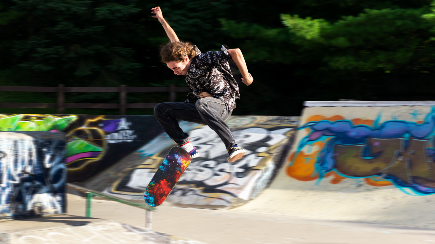 View Kickflip in Skatepark by Jeremy Vejgman