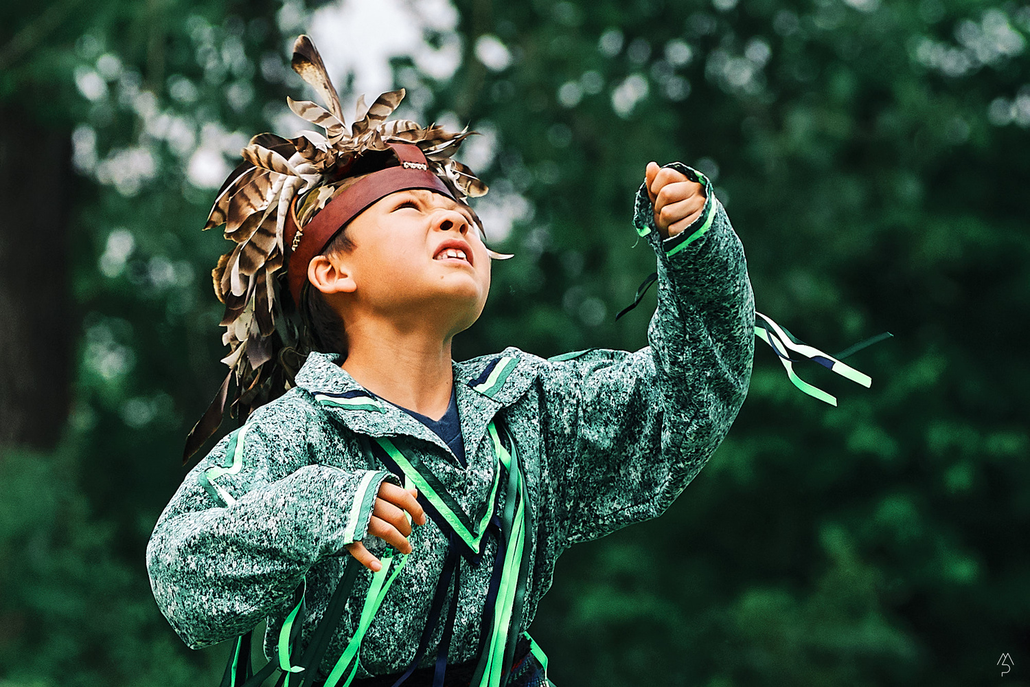 View Kahnawake Pow Wow - Children Ceremony by Matthieu Paugam