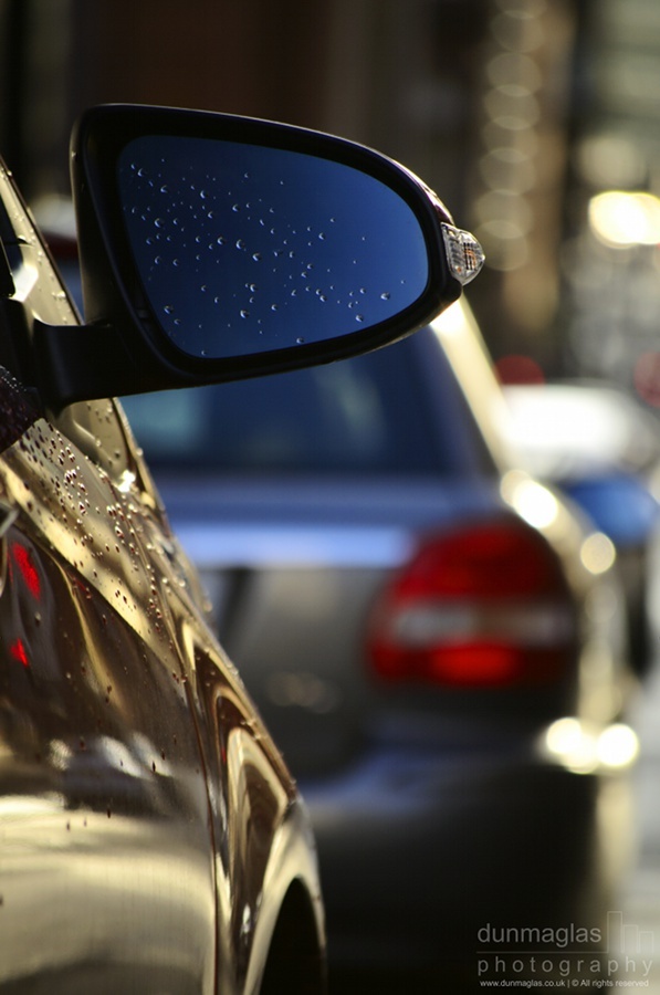 View Wing Mirror, Glasgow by Iain McGillivray