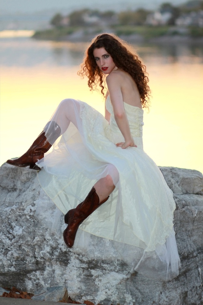 View Cowgirl Bride by Alvin Blackwell