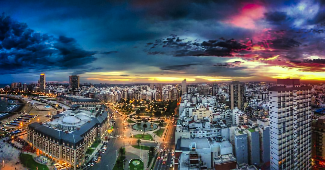 View Storm and Sunset by Cristian Corvalan