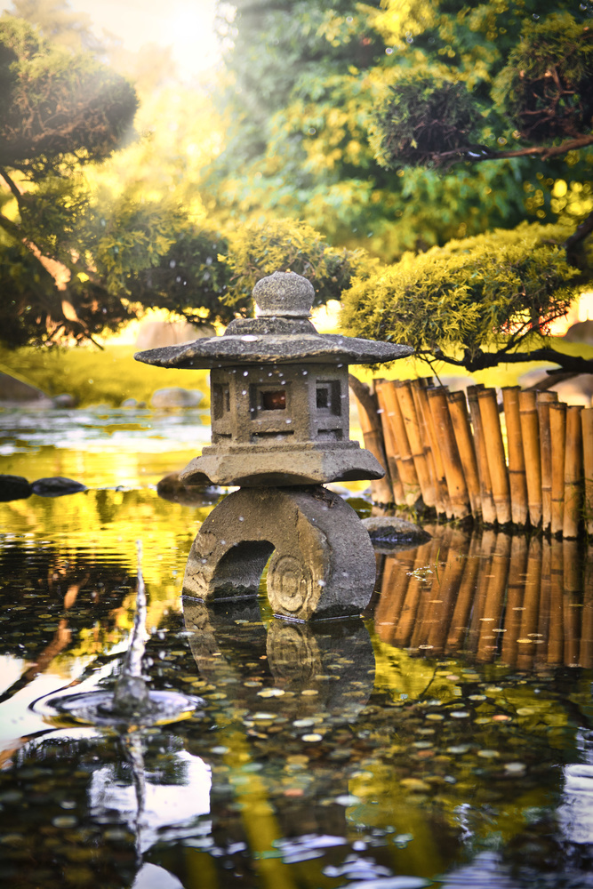 View Japanese Garden by Cristian Corvalan