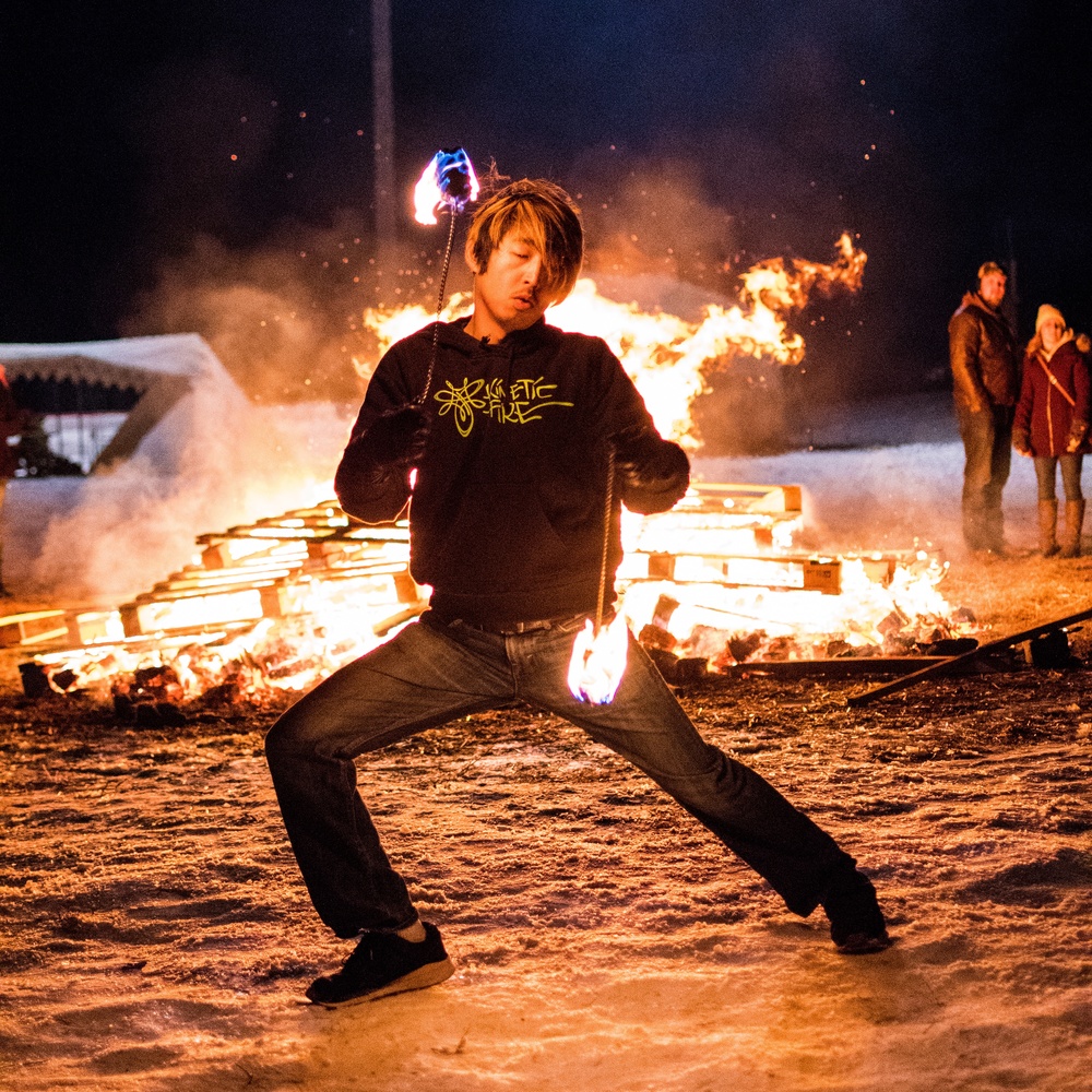 View Fire-Fest Fire Dancer by Tony Ripley