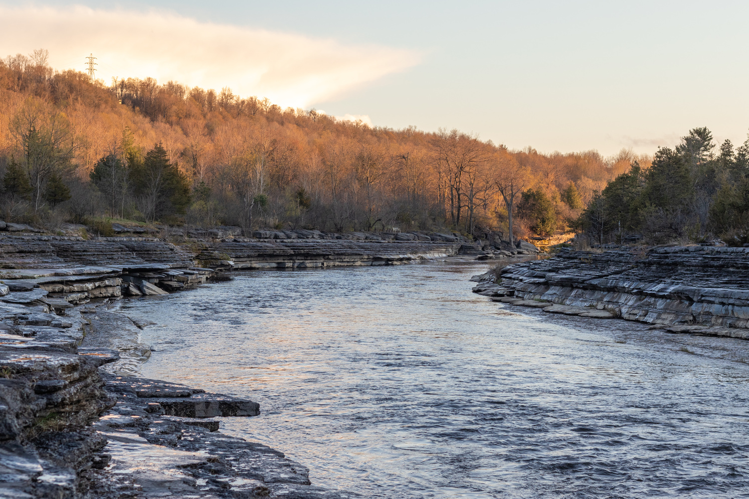 View Black River at Sunset by Joshua Napper