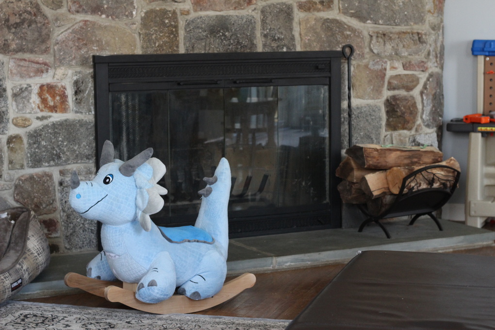 View Hearth with a dino by David Medranda