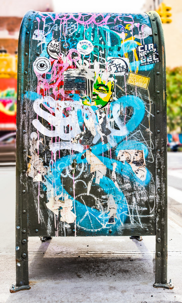 View US postal relay box no. 38, New York City by Barton Lewis