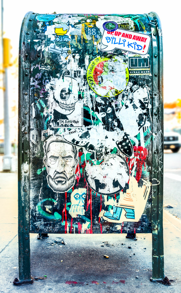 View US postal relay box no. 46, New York City by Barton Lewis