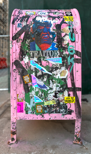 View US postal relay box no. 3, New York City by Barton Lewis