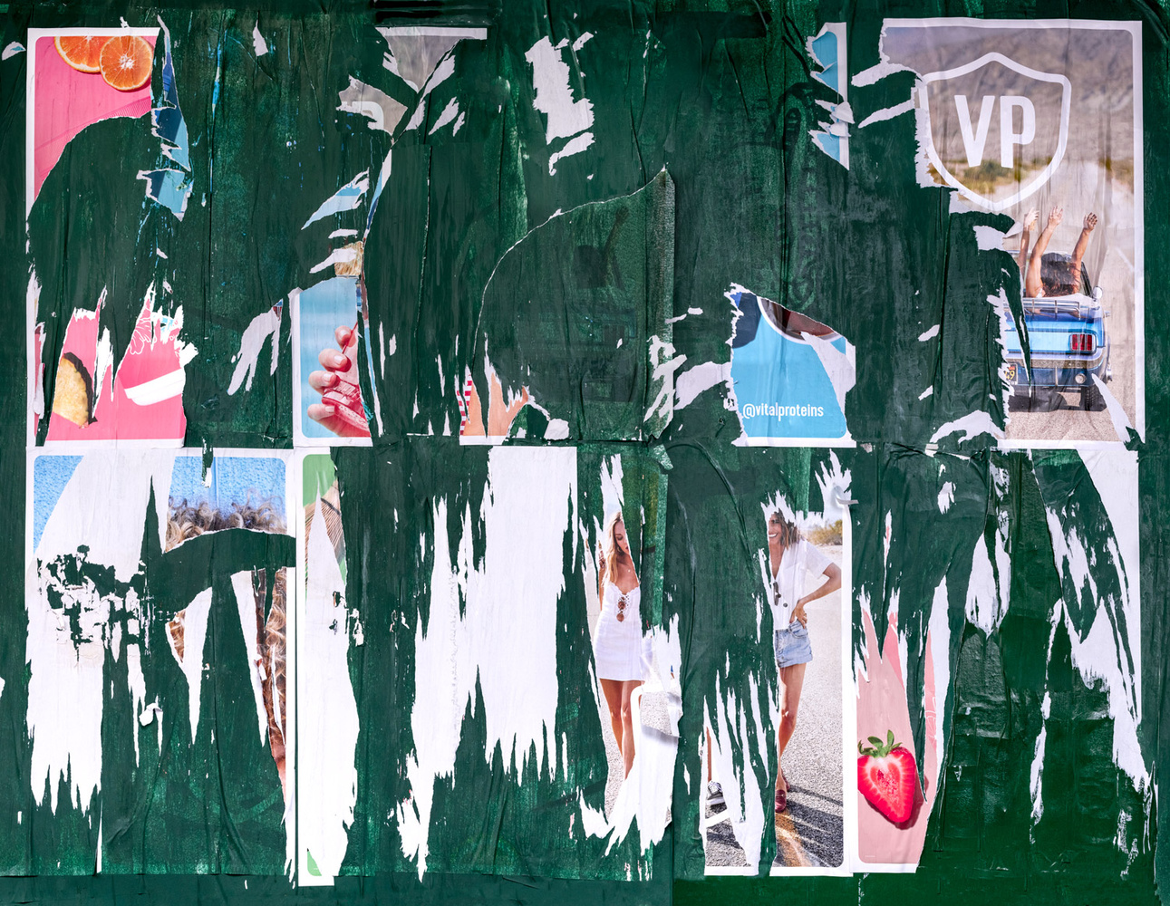 View construction fence, Spring & Thompson Sts., New York City by Barton Lewis