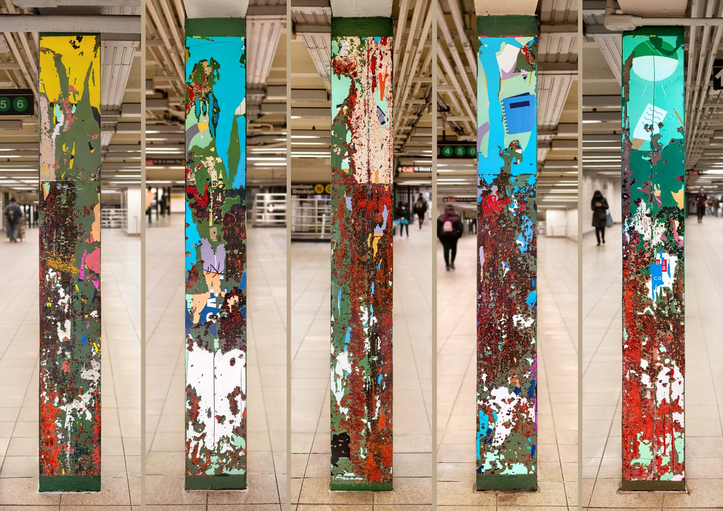 View 5 columns no. 1, 14th St.-Union Sq., New York City by Barton Lewis
