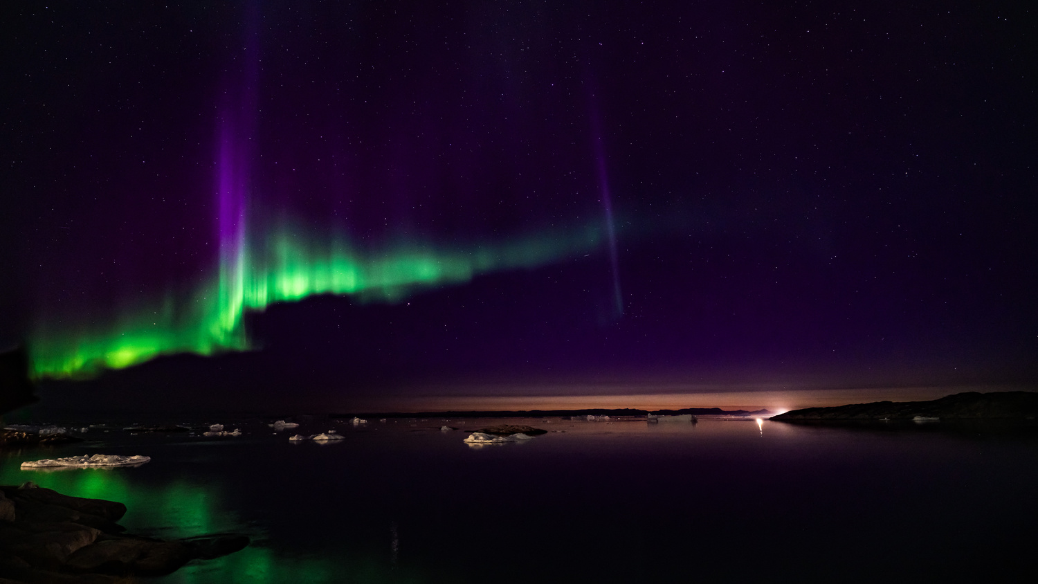 View plasma and the fisher boat by Mike Porter
