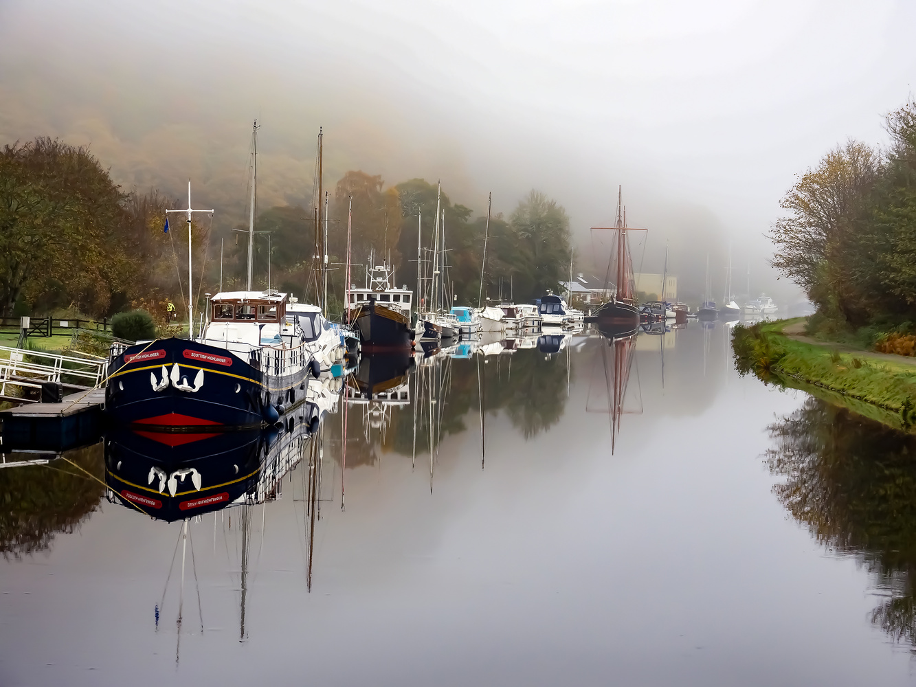 View Scotland - Canal by allen buford