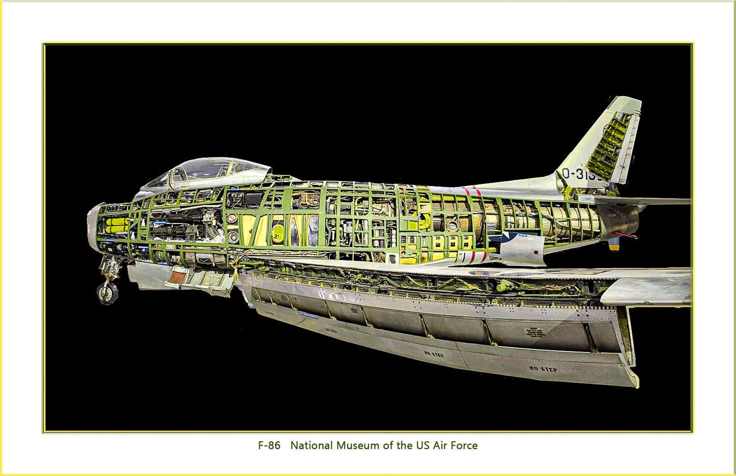 View F-86 Cutaway by allen buford