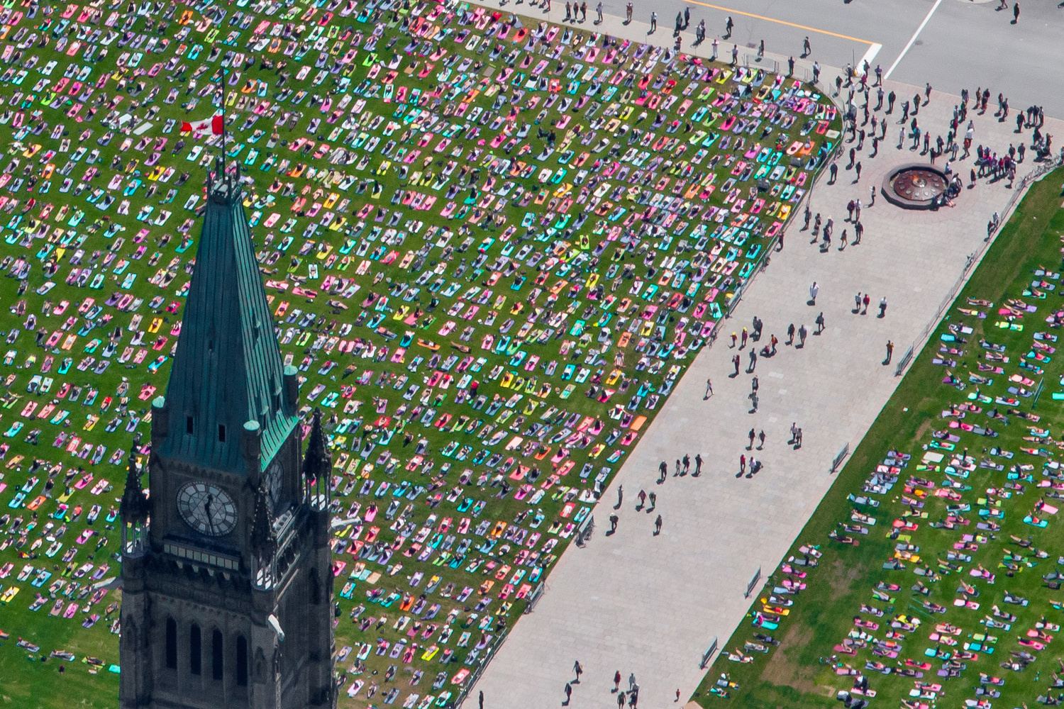 View Yoga on the Hill by Greg Marshall
