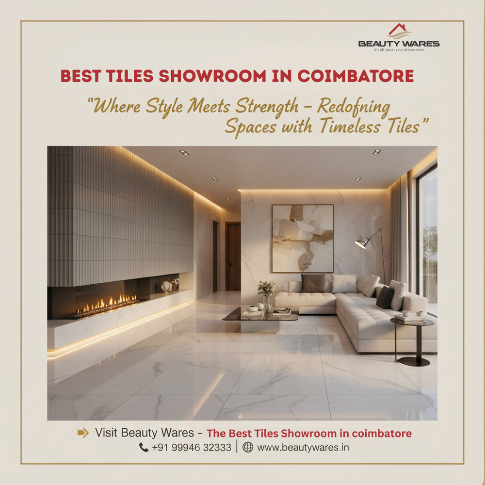 View Best Tiles Showroom in Coimbatore | Elegant & Durable Tile Collections by ashwin elevate