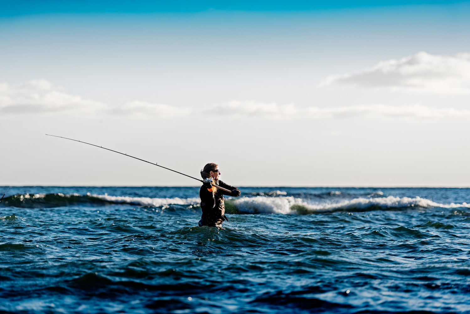 View Sea Fishing by Richard Clark