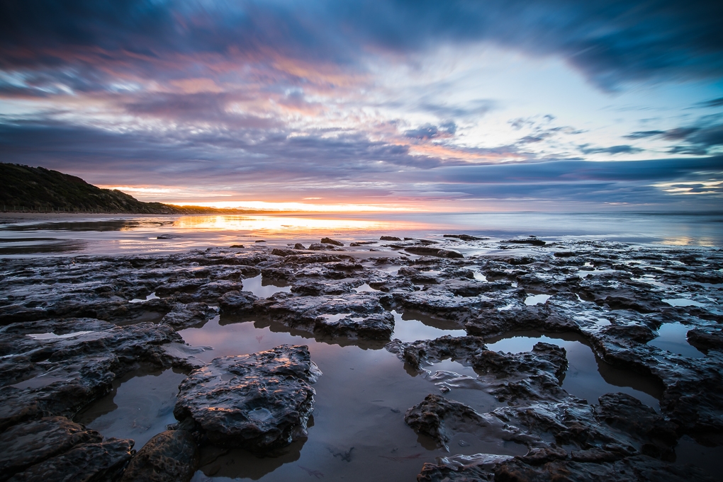 View Dawn Rock Pools by Paul Brownbridge