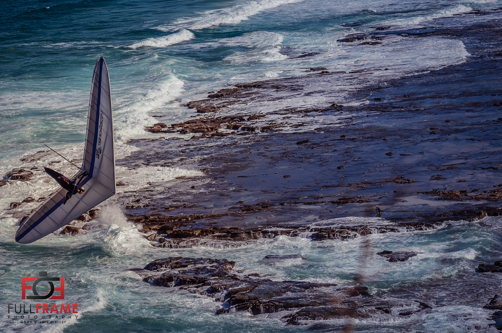 Hang glider pilot aerobatics Grant Eldridge on Fstoppers