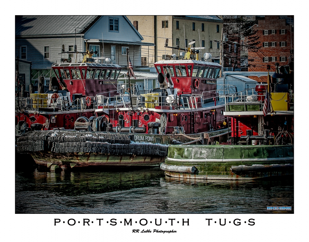 View Portsmouth Tugs by Ray Labbe